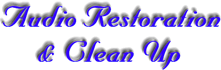 Audio Restoration & Clean Up Page